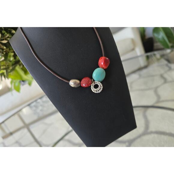 Peyote Bird Boho Beaded Necklace New - Picture 2 of 3